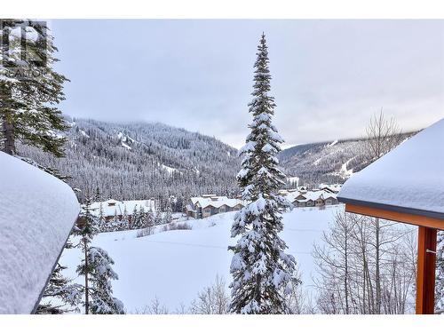 View from Primary Bedroom Balcony - 5040 Valley Drive Unit# 6, Sun Peaks, BC - Outdoor With View