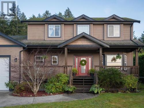 3378 Yew Kwum Place, Powell River, BC - Outdoor With Deck Patio Veranda With Facade