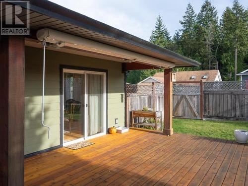 7068 Royston Street, Powell River, BC - Outdoor With Deck Patio Veranda With Exterior