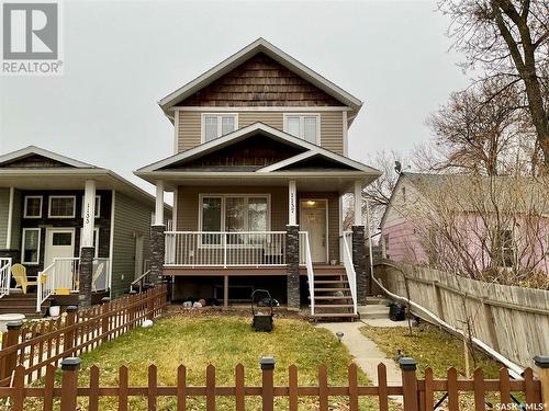 1137 Wallace Street, Regina, SK - Outdoor With Deck Patio Veranda With Facade