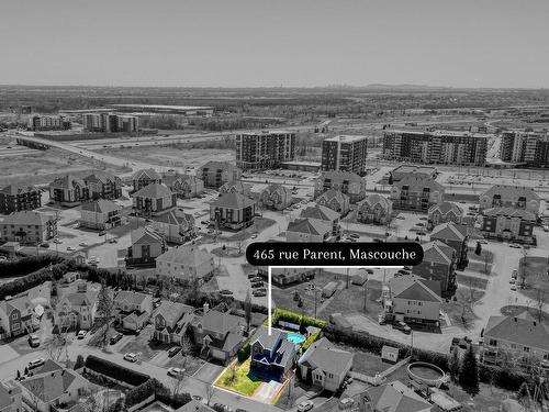 Aerial photo - 465 Rue Parent, Mascouche, QC - Outdoor With View