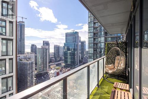 3702 - 115 Blue Jays Way, Toronto, ON - Outdoor With Balcony With Exterior