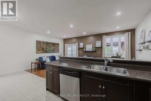 711 Springwood Crescent, London, ON - Indoor Photo Showing Kitchen With Double Sink