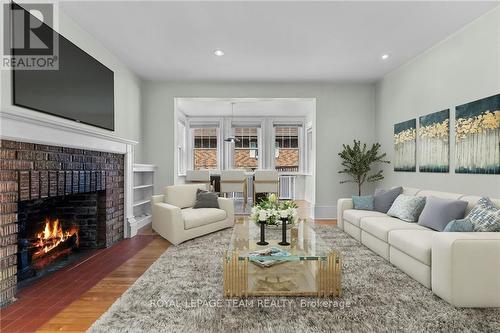 70 Madawaska Street, Arnprior, ON - Indoor Photo Showing Living Room With Fireplace