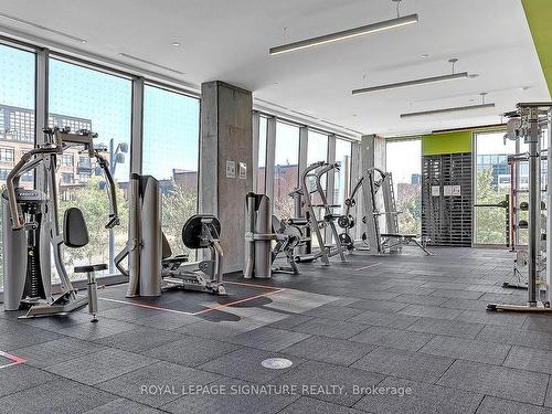 410-15 Baseball Pl, Toronto, ON - Indoor Photo Showing Gym Room