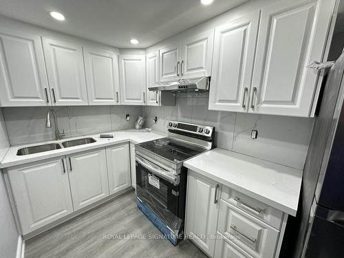 Lower-31 Norbert Rd, Brampton, ON - Indoor Photo Showing Kitchen With Double Sink