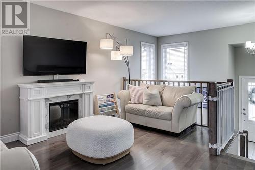 2273 Mallards Landing Drive, Sudbury, ON - Indoor Photo Showing Living Room With Fireplace