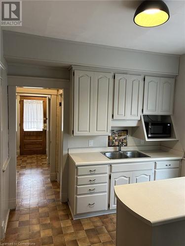 70 John Street E, Waterloo, ON - Indoor Photo Showing Kitchen With Double Sink