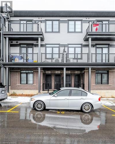 66 Wheat Lane, Kitchener, ON - Outdoor With Balcony With Facade