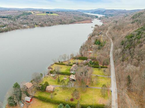 Aerial photo - 315 Ch. Narrows, Stanstead - Canton, QC - Outdoor With Body Of Water With View