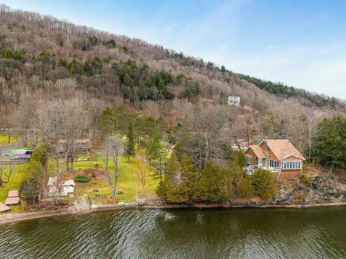 Aerial photo - 315 Ch. Narrows, Stanstead - Canton, QC - Outdoor With Body Of Water With View