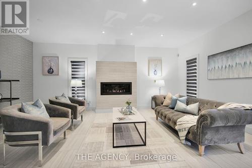 1157 Eagletrace Drive, London, ON - Indoor Photo Showing Living Room With Fireplace