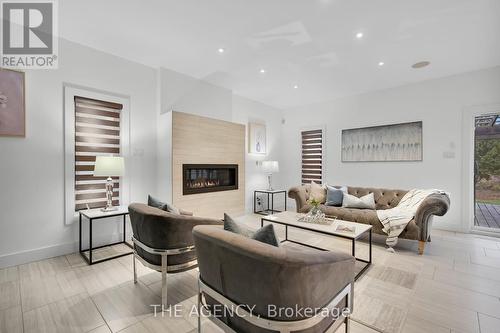 1157 Eagletrace Drive, London, ON - Indoor Photo Showing Living Room With Fireplace