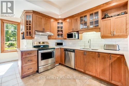 3363 Concession Rd 1 Road, Alfred And Plantagenet, ON - Indoor Photo Showing Kitchen With Double Sink