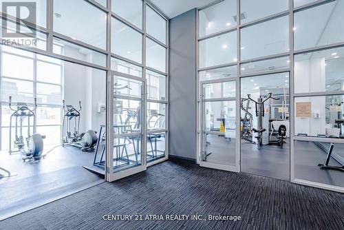 1603 - 125 Western Battery Road, Toronto, ON - Indoor Photo Showing Gym Room