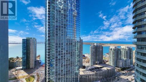 3003 - 14 York Street, Toronto, ON - Outdoor With Balcony With Facade