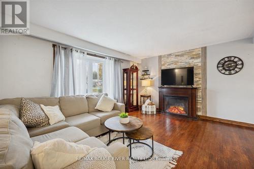 224 Arden Drive, Oshawa, ON - Indoor Photo Showing Living Room With Fireplace