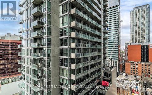 1215 - 88 Blue Jays Way, Toronto, ON - Outdoor With Balcony With Facade