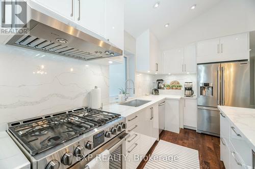 16 Benway Drive, Toronto, ON - Indoor Photo Showing Kitchen With Stainless Steel Kitchen With Upgraded Kitchen