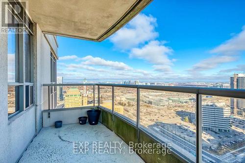 2906 - 310 Burnhamthorpe Road, Mississauga, ON - Outdoor With Balcony With View With Exterior