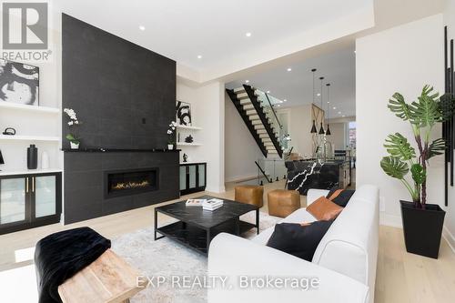 39A Evans Avenue, Toronto, ON - Indoor With Fireplace