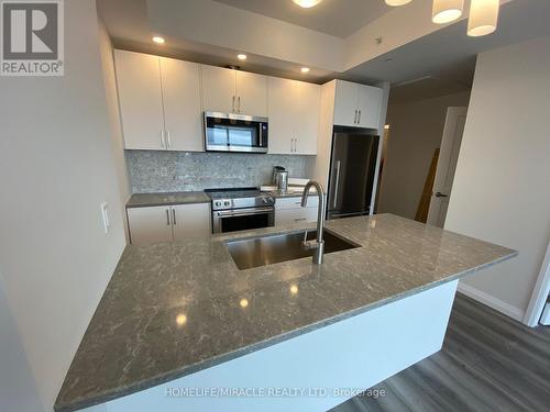 2206 - 60 Charles Street, Kitchener, ON - Indoor Photo Showing Kitchen With Upgraded Kitchen