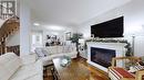 10 Via Cassia Drive, Toronto, ON  - Indoor Photo Showing Living Room With Fireplace 