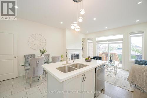 35 Hogan Manor Drive, Brampton, ON - Indoor Photo Showing Kitchen With Double Sink