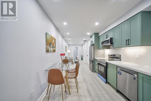 770 Pape Avenue, Toronto, ON - Indoor Photo Showing Kitchen With Upgraded Kitchen