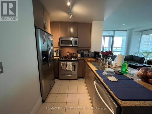 2803 - 12 Yonge Street, Toronto, ON - Indoor Photo Showing Kitchen With Double Sink