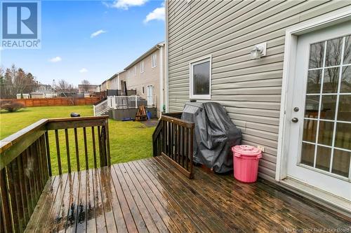 34 Limestone Drive, Moncton, NB - Outdoor With Deck Patio Veranda With Exterior