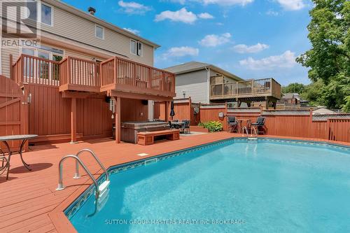 500 Weston Crescent, Kingston (East Gardiners Rd), ON - Outdoor With In Ground Pool With Deck Patio Veranda With Exterior