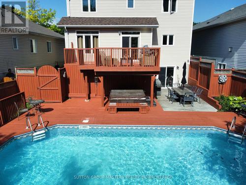 500 Weston Crescent, Kingston (East Gardiners Rd), ON - Outdoor With In Ground Pool With Deck Patio Veranda With Exterior