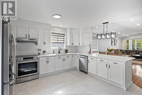 455 Runstedler Drive, Lasalle, ON - Indoor Photo Showing Kitchen With Upgraded Kitchen