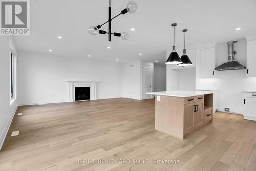 3958 Campbell Street N, London, ON - Indoor Photo Showing Kitchen With Fireplace