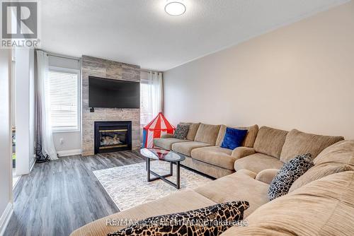 113 Destino Crescent, Vaughan, ON - Indoor Photo Showing Living Room With Fireplace