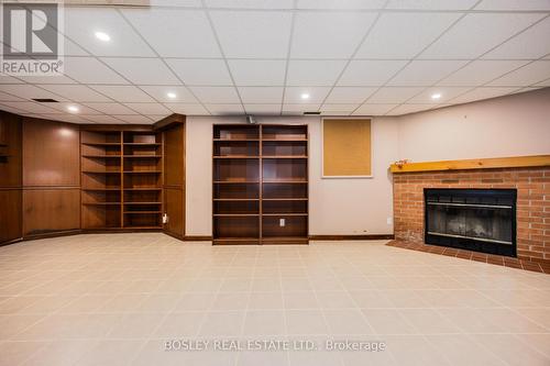 96 Main Street S, Brampton, ON - Indoor Photo Showing Other Room With Fireplace