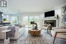 96 Main Street S, Brampton, ON  - Indoor Photo Showing Living Room With Fireplace 