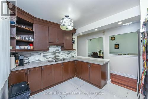 235 Hansen Road, Brampton, ON - Indoor Photo Showing Kitchen With Double Sink