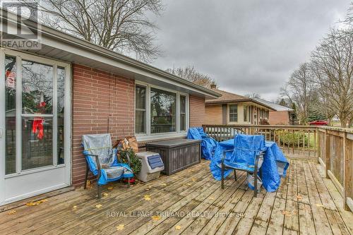 1840 Royal Crescent, London, ON - Outdoor With Deck Patio Veranda With Exterior