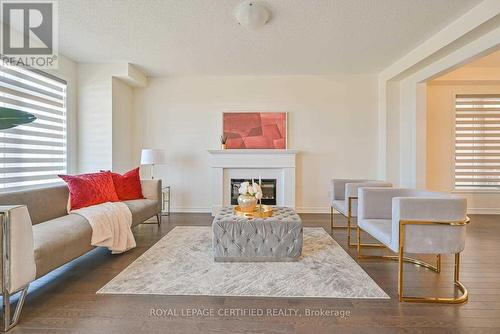 13 Eberly Woods Drive, Caledon, ON - Indoor Photo Showing Living Room With Fireplace