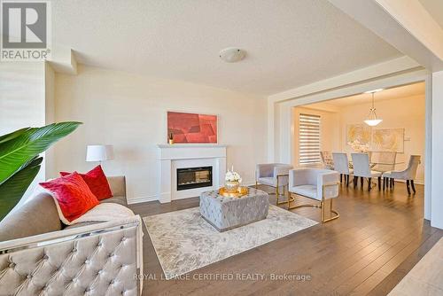 13 Eberly Woods Drive, Caledon, ON - Indoor Photo Showing Living Room With Fireplace