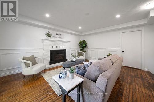 13 Thompson Drive, Norfolk, ON - Indoor Photo Showing Living Room With Fireplace