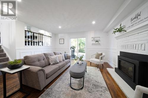 13 Thompson Drive, Norfolk, ON - Indoor Photo Showing Living Room With Fireplace