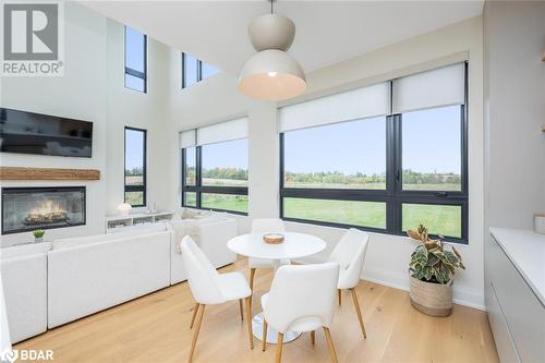 363 Albert Street, Everton, ON - Indoor Photo Showing Dining Room With Fireplace