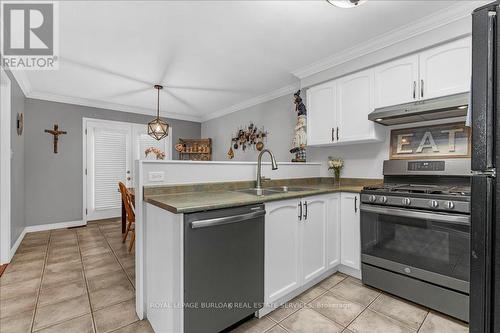 22 Brookheath Lane, Hamilton, ON - Indoor Photo Showing Kitchen With Double Sink