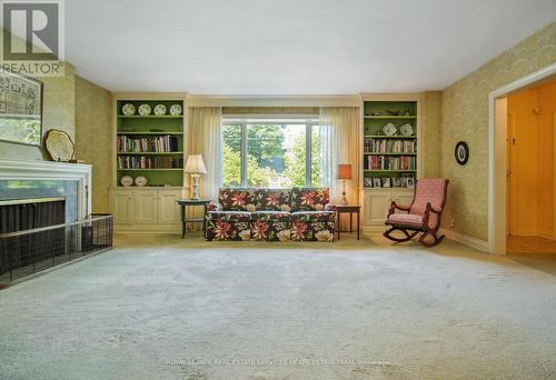 7 Lumley Avenue, Toronto, ON - Indoor Photo Showing Living Room With Fireplace