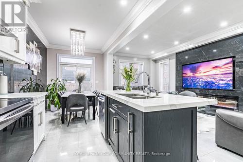 1451 Bews Landing, Milton, ON - Indoor Photo Showing Kitchen With Double Sink With Upgraded Kitchen