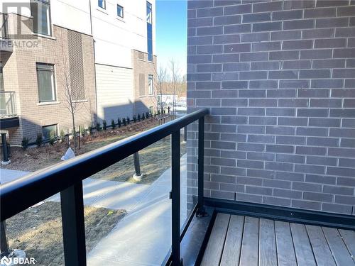 View of balcony - 1581 Rose Way Unit# 513, Milton, ON - Outdoor With Balcony With Exterior