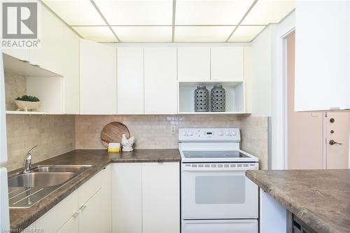 2263 Marine Drive Unit# 1607, Oakville, ON - Indoor Photo Showing Kitchen With Double Sink